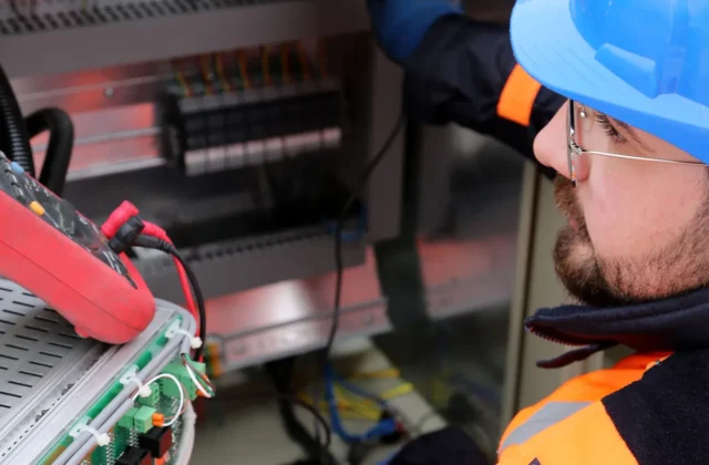Medición de instalación eléctrica para declaración TE1